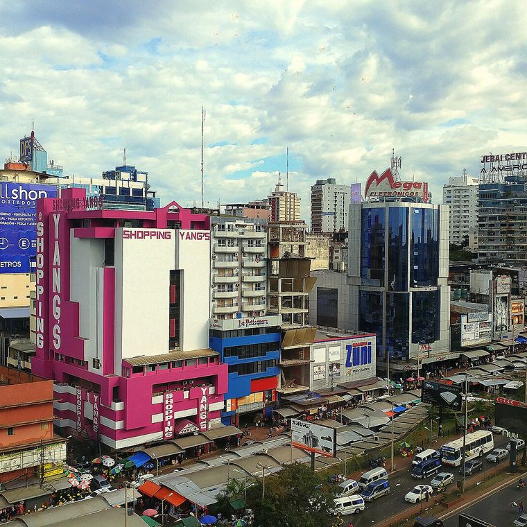 Centro comercial de Ciudad del Este, no Paraguai