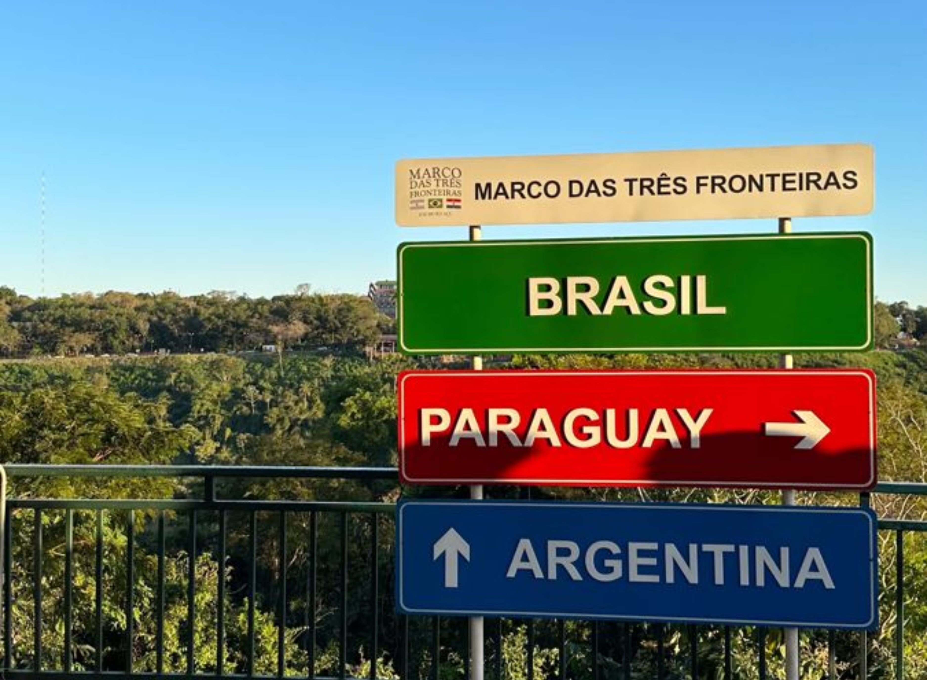 Marco das Três Fronteiras em Foz do Iguaçu