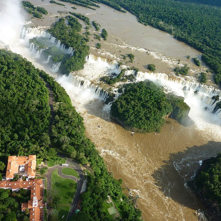 Cataratas do Iguaçu vistas do lado brasileiro